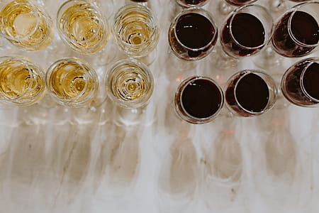 Many glasses of different wine thumbnail