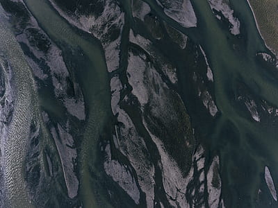 bird's eye view photo of eroded land thumbnail