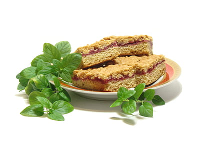 Brown Cookie Sandwich on Plate thumbnail