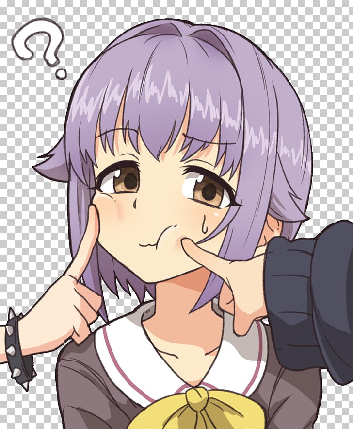 Confused Anime Girl Png