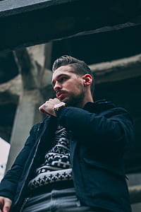 man wearing jacket thumbnail