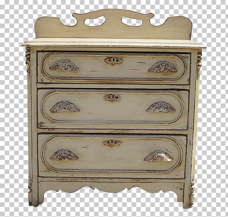 Chest Of Drawers Bedside Tables Shabby Chic Paint Png Clipart
