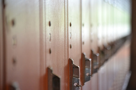 school, lockers, row, hallway, education, hall thumbnail