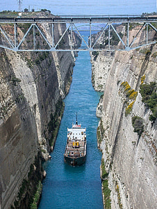 Corinth Canal in Greece thumbnail