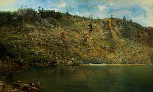 body of water and mountain thumbnail