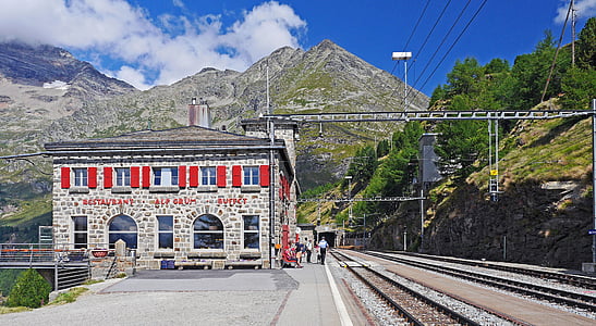 people standing near railway thumbnail