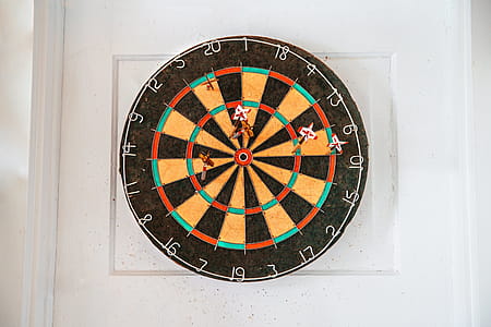 Dartboard On Door Photo thumbnail