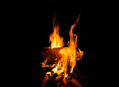 burning woods in dark surface thumbnail