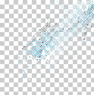 Technology background, teal and white PNG clipart