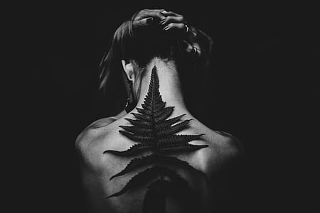 black-and-white, person, art, dark thumbnail