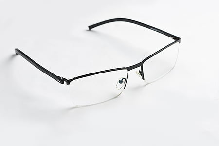 black framed eyeglasses thumbnail