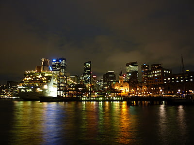 city buildings during night thumbnail