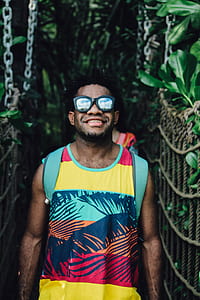man wearing sunglasses and tank top thumbnail