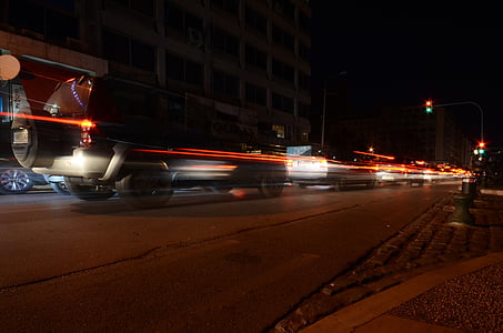 time-lapse photograph of cars thumbnail