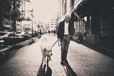 man, street, walking, sidewalk thumbnail