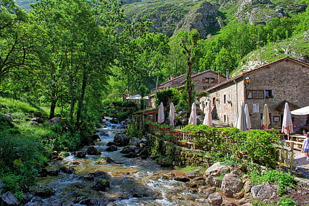 gray concrete house beside river thumbnail