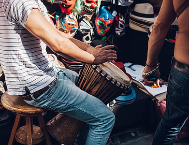 person tapping the table drum thumbnail