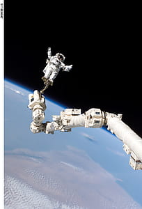 astronaut floating in outerspace thumbnail