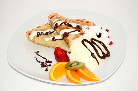 dessert filled white plate thumbnail