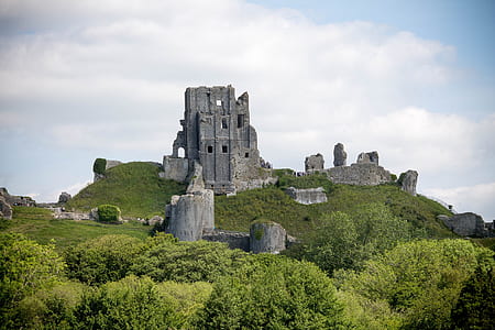 gray stone building on mountain at daytie thumbnail