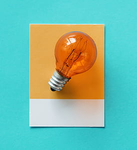 orange filament light bulb thumbnail