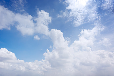 blue sky with white clouds thumbnail