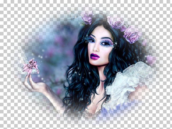 Paintshop Pro Hair Coloring De Black Hair Tutorial Mist Png