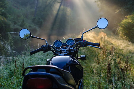 black standard motorcycle at daytime thumbnail