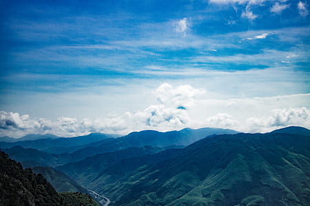 landscape, mountains, nature, sky thumbnail