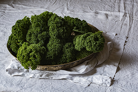 green vegetables in brown bowl thumbnail