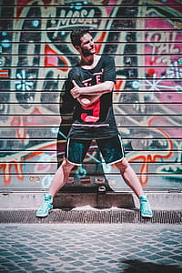 Man In Black T-shirt thumbnail