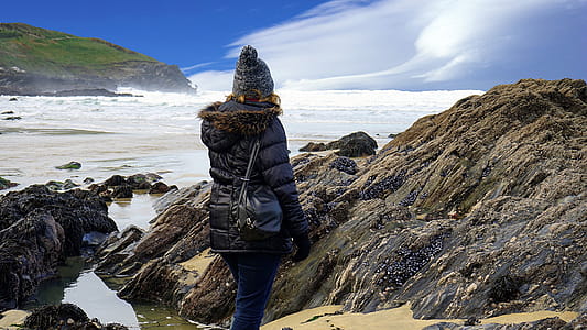 Person in Black Bubble Jacket thumbnail