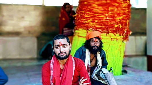 two men sitting on the floor thumbnail