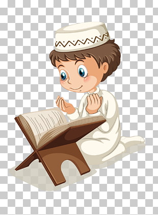 Muslim Islam Boy , Islam reading, boy kneeling while reading book PNG clipart
