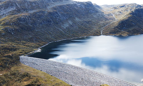 landscape photo of lake near mountain thumbnail