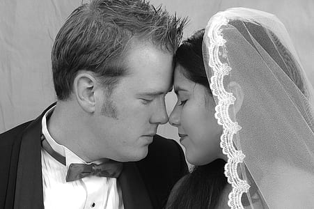 bride and groom facing thumbnail