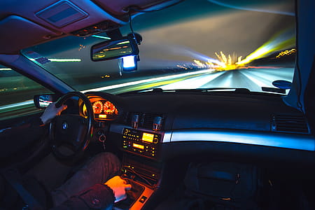 Driving Car at Night thumbnail