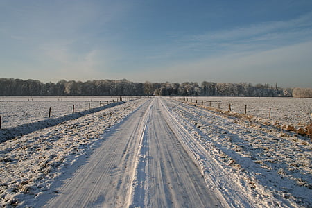 snow covered road thumbnail