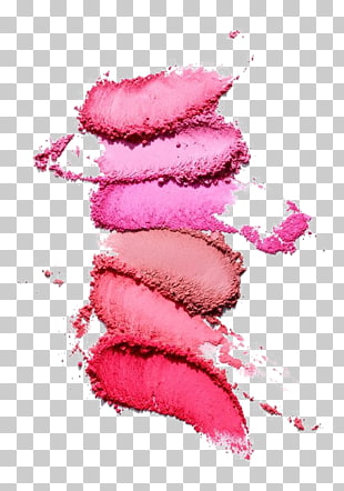 Lipstick Cosmetics Lip balm Lip gloss Lip stain, Makeup powder decoration, multicolored abstract painting PNG clipart