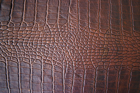brown crocodile skin leather textile thumbnail