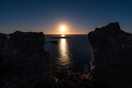 sunset over horizon thumbnail