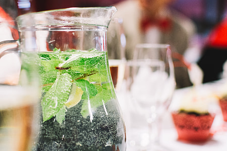 Water with mint in a jug thumbnail