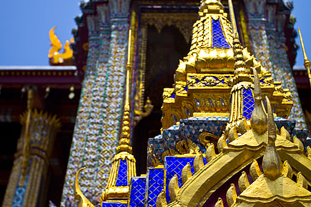 Close-up shot taken at the Grand Palace, Bangkok, Thailand thumbnail