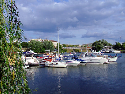 Sugovica yacht harbor in Baja, Hungary thumbnail