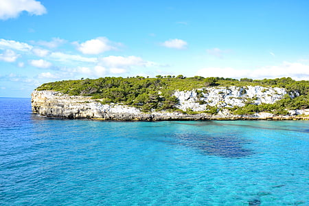 island under cloudy sky during daytime thumbnail