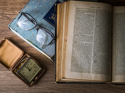 vintage, watch, old, glasses thumbnail