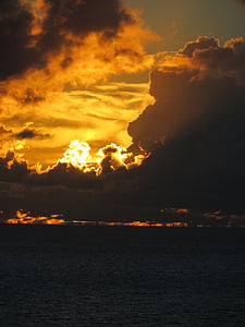 body of water during sunset thumbnail