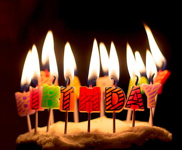 lighted happy birthday candles thumbnail