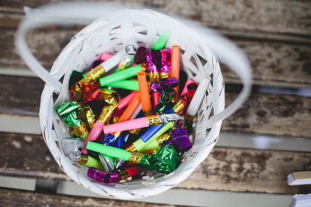 Basket of Assorted-color Toys thumbnail