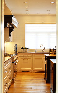 white wooden kitchen cabinet behind white painted wall thumbnail